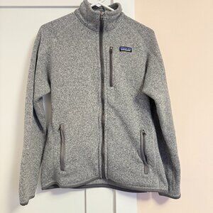 Patagonia Better Sweater Jacket Zip Front Gray Medium